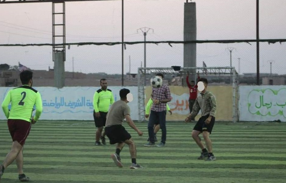 ABD askeri ile YPG'liler maç yaptı - Resim: 3