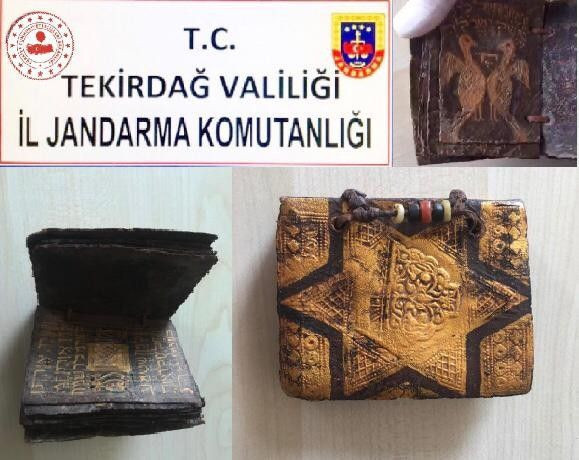 Tekirdağ'da ele geçirilen cep tefsiri 1500 yıllık çıktı satılmaya çalışıyordu - Resim: 4