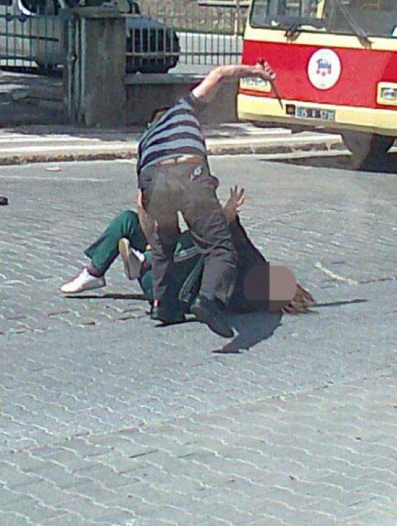 Bir koca dehşeti daha böyle görüntülendi! - Resim: 3