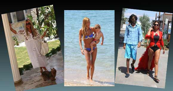 Ünlüler plajlarda şıklık yarışında! - Resim: 1
