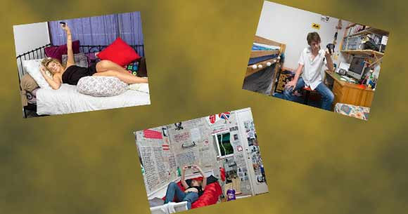 Kendi kendine böyle poz verdi - Resim: 1