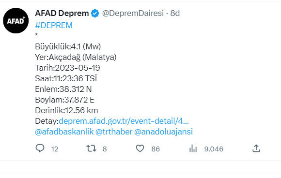 Malatya peş peşe sallandı! Panik yaratan depremler AFAD son depremin şiddetini duyurdu - Resim: 0
