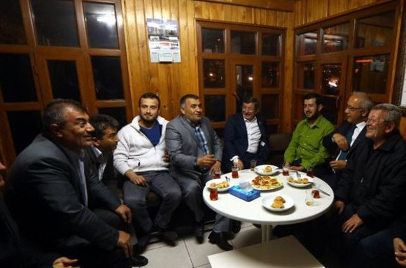 Davutoğlu'ndan şoför esnafına ziyaret - Resim: 4