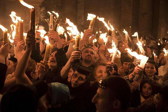 Kudüs'te "kutsal ışık ayini" - Resim: 2