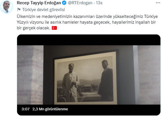Cumhurbaşkanı Erdoğan'dan "Türkiye Yüzyılı" paylaşımı: Asırlık hamleler hayata geçecek - Resim: 1