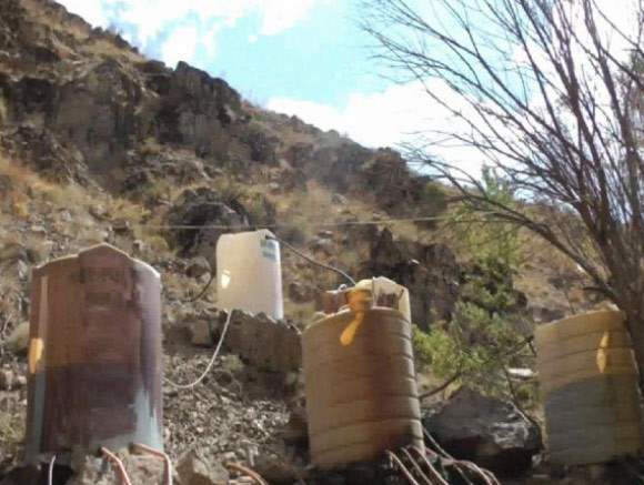 Kaçakçılar sınıra boru hattı döşemiş - Resim: 1