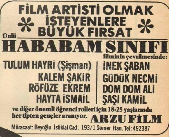 Hababam Sınıfı'na oyuncu aranıyor ilan verilecek - Resim: 4