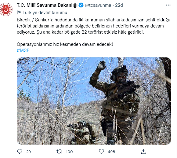 Şanlıurfa şehitlerinin intikamı alınıyor! Birecik bölgesinde 22 terörist öldürüldü - Resim: 0