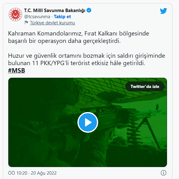 Çok sayıda terörist öldürüldü! MSB, örgüte vurulan son darbeyi açıkladı - Resim: 0
