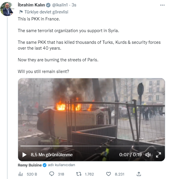 AK Parti Sözcüsü Ömer Çelik'ten 'Paris' açıklaması: PKK'nın "Kürtler" diye bir derdi yok - Resim: 1