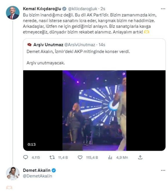 "Demet Akalın" paylaşımına kızdı! Kemal Kılıçdaroğlu: Lütfen ne için geldiğimizi anlayın - Resim: 0