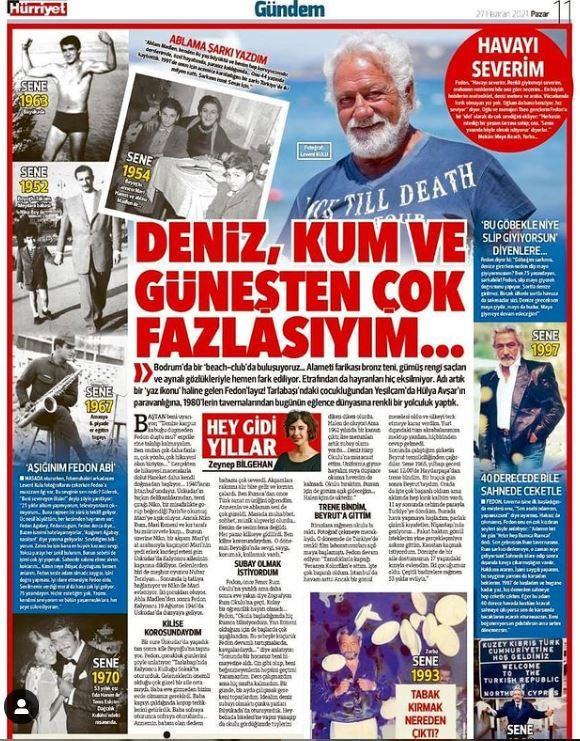 Fedon'dan slip mayo açıklaması: Göbeğim sarkıyormuş, 75 yaşındayım! - Resim: 3