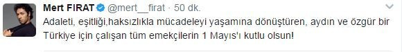 Ünlülerin dikkat çeken 1 Mayıs paylaşımları! - Resim: 4