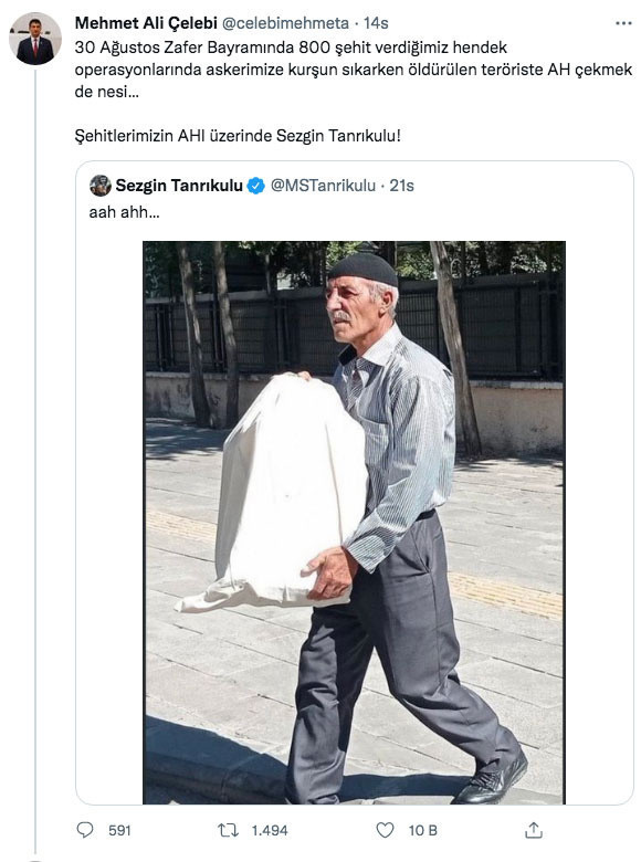 CHP'li Sezgin Tanrıkulu PKK'lı Hakan Arslan için 'ah' çekti Mehmet Ali Çelebi tepki gösterdi - Resim: 0