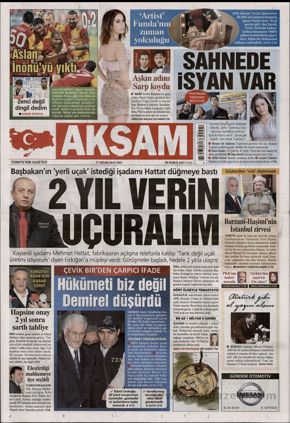 Günün en çarpıcı gazete manşetleri - Resim: 1