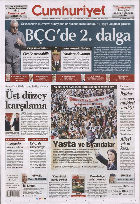 Günün en çarpıcı gazete manşetleri - Resim: 4