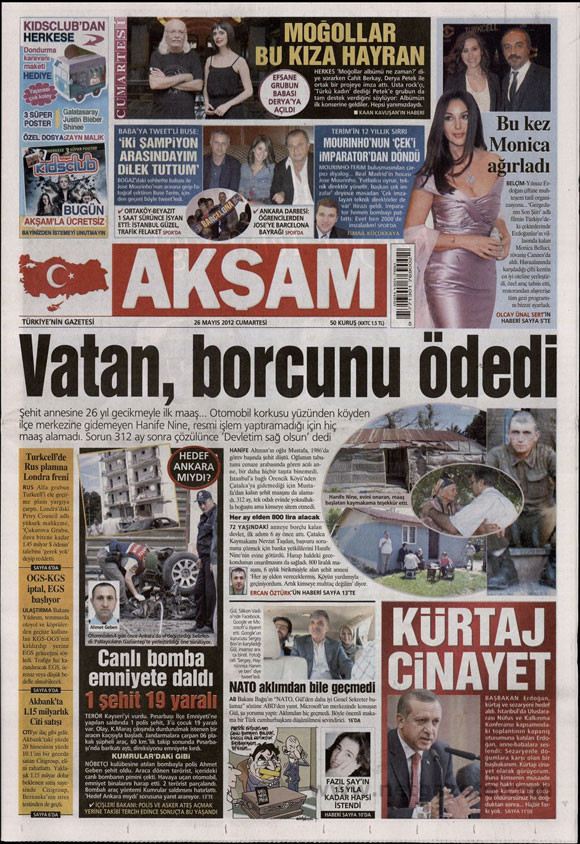 Günün en bomba gazete manşetleri - Resim: 1