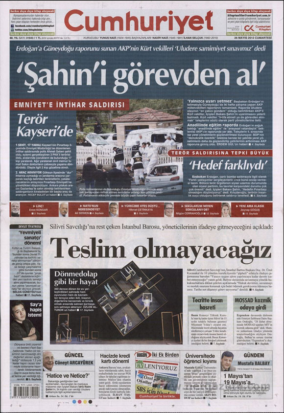 Günün en bomba gazete manşetleri - Resim: 4