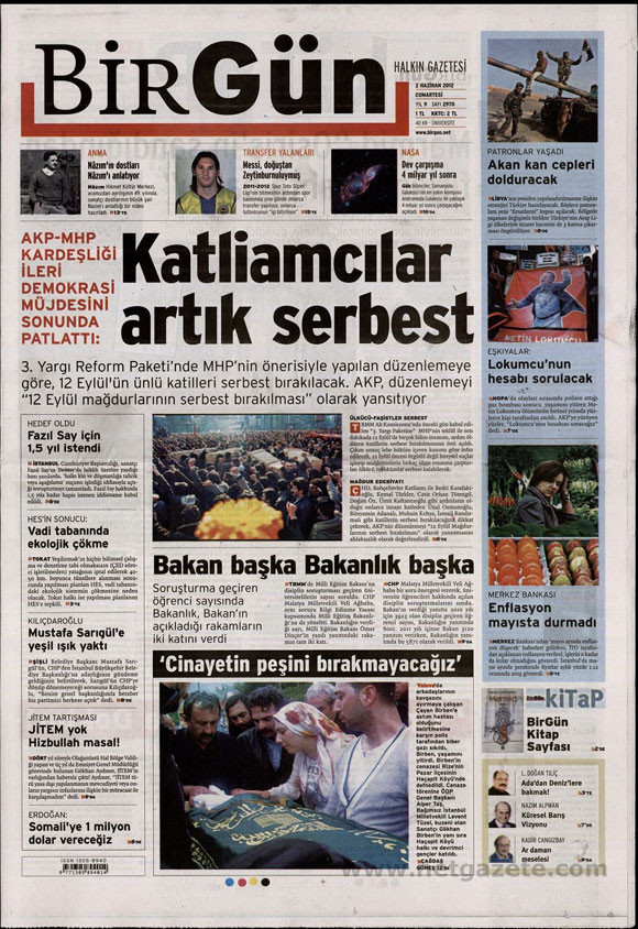 Günün en bomba gazete manşetleri - Resim: 2