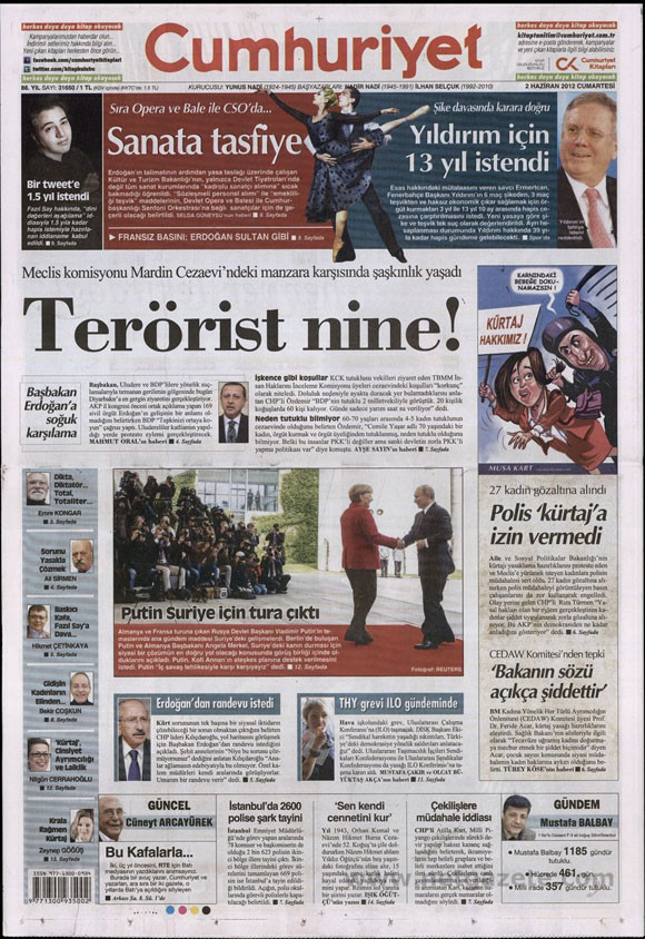 Günün en bomba gazete manşetleri - Resim: 4