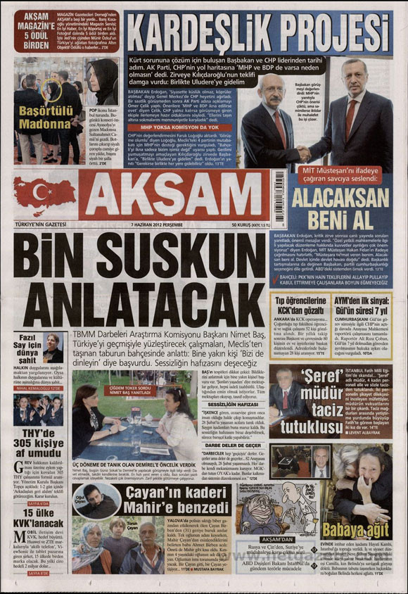 Günün en bomba gazete manşetleri - Resim: 1