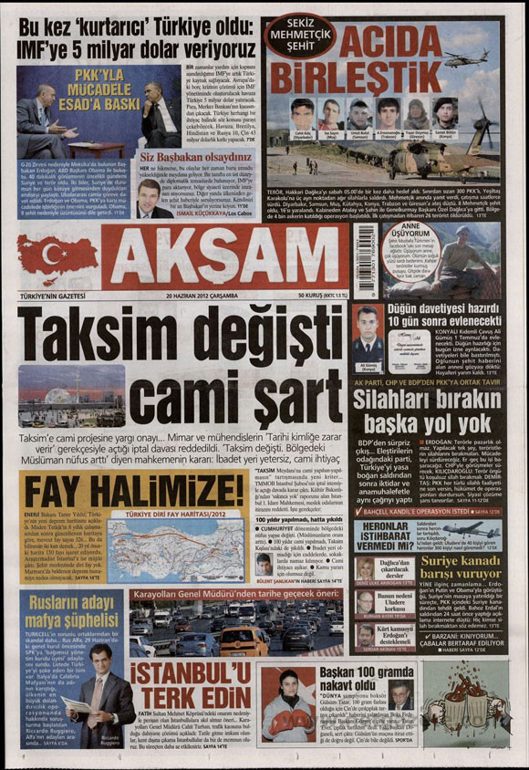 Günün en bomba gazete manşetleri - Resim: 1