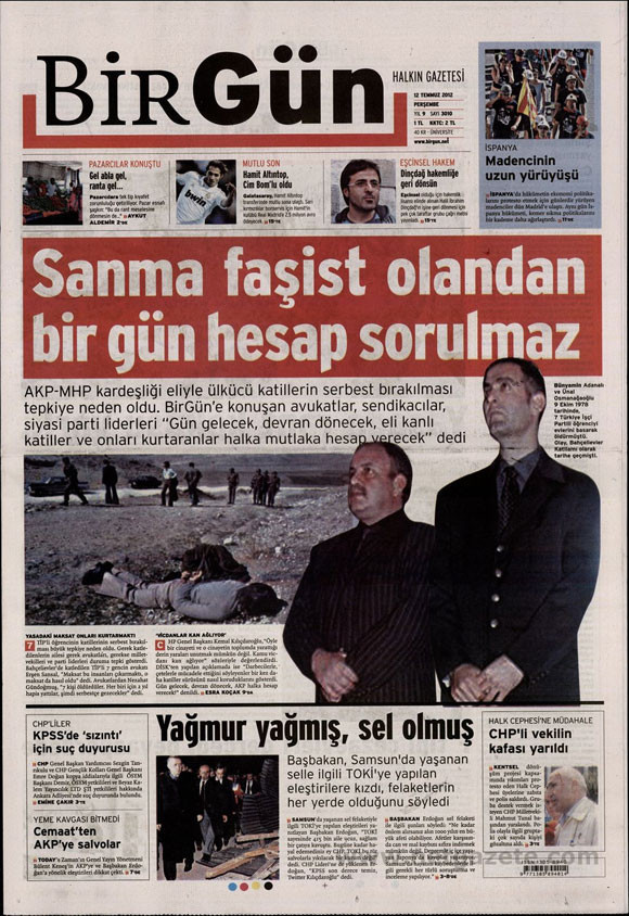 Günün en bomba gazete manşetleri - Resim: 2