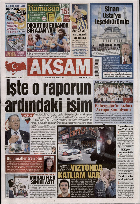 Günün en bomba gazete manşetleri - Resim: 1