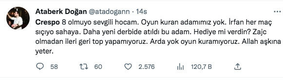 Crespo'ya bir haller oldu tel tel döküldü formsuz Crepso Twitter'da TT oldu - Resim: 1