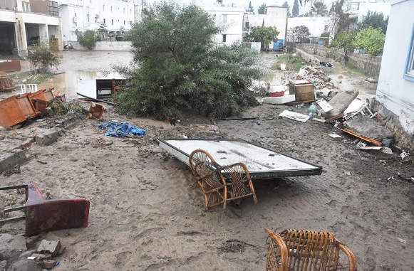 Sel felaketi sonrası Bodrum'un hali içler acısı! - Resim: 2