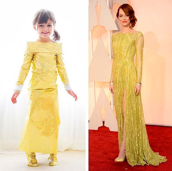 5 yaşında kendi kıyafetlerini tasarlıyor - Resim: 1