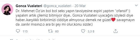 Gonca Vuslateri Mehmet Öz'ün bol bol seks yapın sözlerine bir açıklama daha yaptı! - Resim: 3