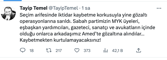 Diyarbakır merkezli 21 şehirde terör operasyonu! Siyasetçiler, avukatlar, sanatçılar gözaltında - Resim: 0