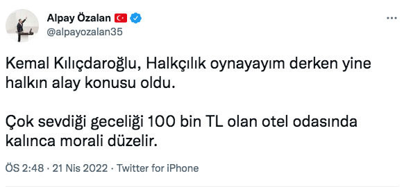 Kılıçdaroğlu'nun elektriği kesildi 'geceliği 100' etiketi Twitter'ı yıktı geçti yorumlar fena - Resim: 0