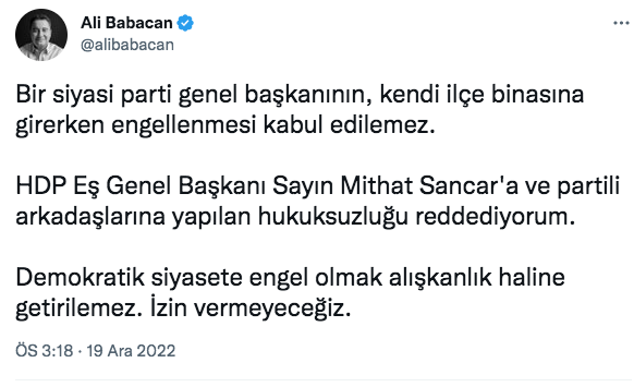 Kadıköy HDP ilçe binasına HDP Eş Genel Başkan Mithat Sancar alınmadı - Resim: 2