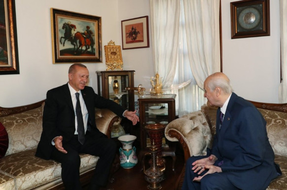 Cumhurbaşkanı Erdoğan'dan Bahçeli'ye ziyaret - Resim: 3