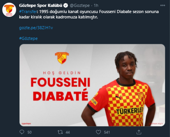 Fousseni Diabate Göztepe'ye transfer oldu - Resim: 0