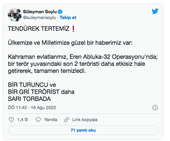 Bakan Süleyman Soylu 'milletimize güzel bir haberimiz var' diyerek duyurdu - Resim: 0