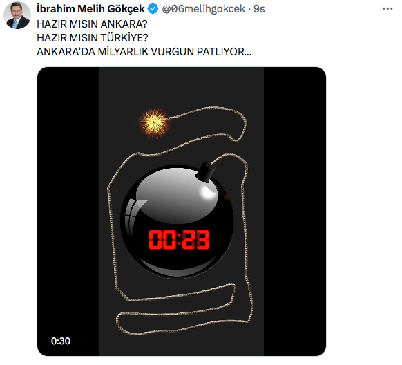 Melih Gökçek'in yeni twitiyle Ankara karıştı! Bu operasyonu bilmiyormuş haftaya... - Resim: 0