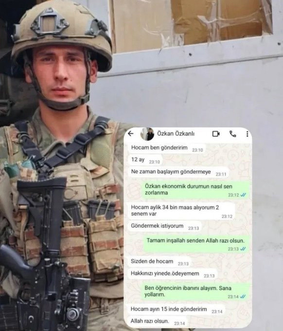 Şehit Özkan Özkanlı'nın verdiği yetim bursunu CHP üstlenecek Özel açıkladı - Resim: 0