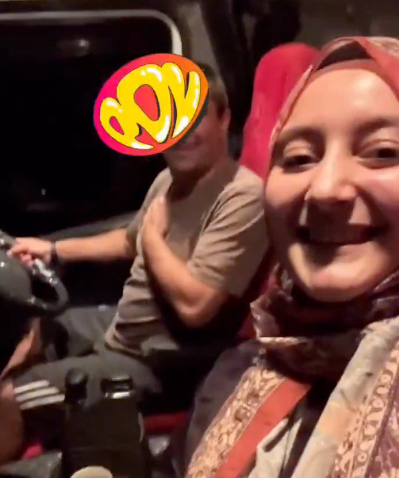 Genç kadın otostop çekip tıra bindi! Videosu sosyal medyayı salladı, tepkilere sessiz kalmadı - Resim: 2