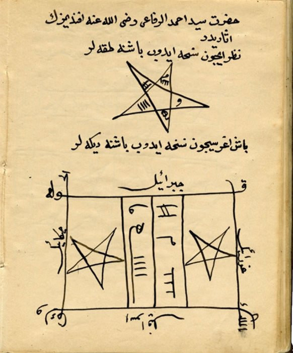 Ortadoğu tılsım kitabı sadece iyilik büyüleri var! Rufai şeyhinin vefki en ünlüsü...  - Resim: 4