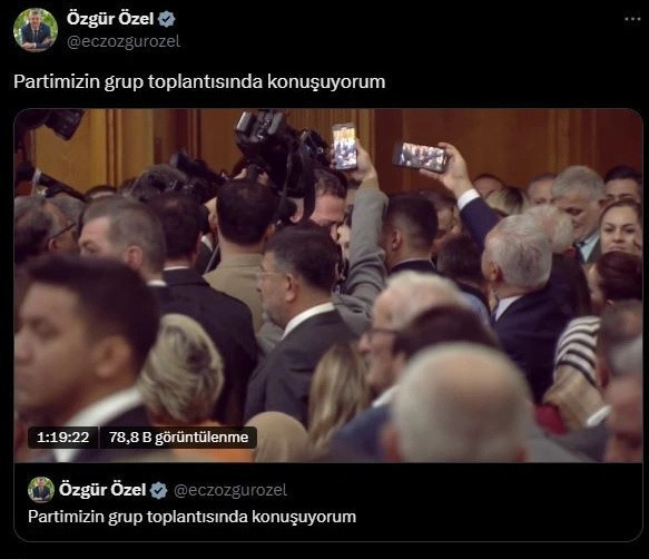 Özgür Özel mikrofonları çok sevdi! Hiç birini boş geçmiyor... - Resim: 6