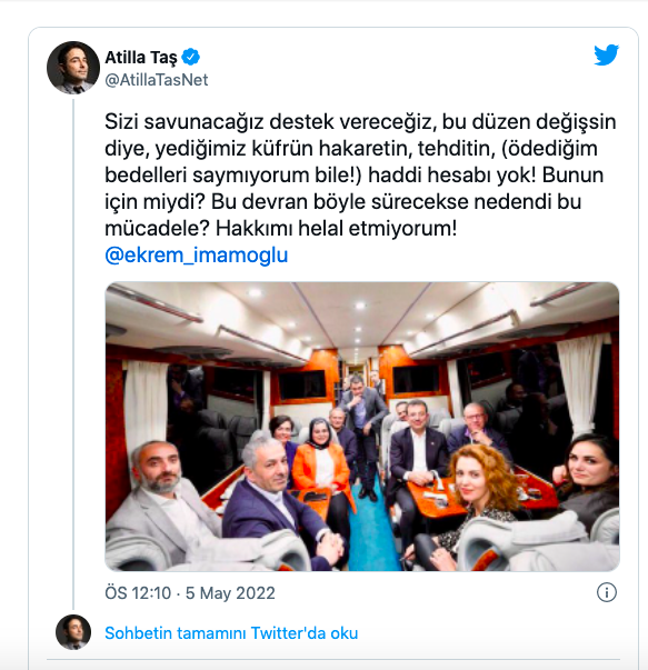 Atilla Taş Ekrem İmamoğlu'na ne dedi gündem oldu Nagehan Alçı olayı nedir? - Resim: 0