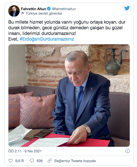 İletişim Başkanı Fahrettin Altun: Erdoğan'ı durduramazsınız - Resim: 0
