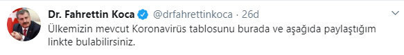 Fahrettin Koca son koronavirüs sayısını açıkladı vaka ve ölü arttı - Resim: 0