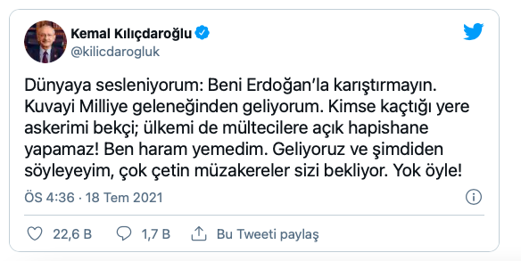 Kemal Kılıçdaroğlu dünyaya seslendi: Beni Erdoğan'la karıştırmayın - Resim: 0