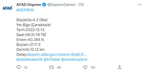 Çanakkale'de deprem oldu! İstanbul da hissetti AFAD şiddetini açıkladı - Resim: 0