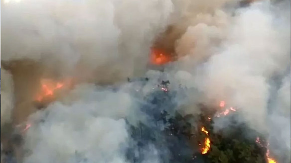 Marmaris'te korkutan yangın! Yine ciğerlerimiz yanıyor - Resim: 1