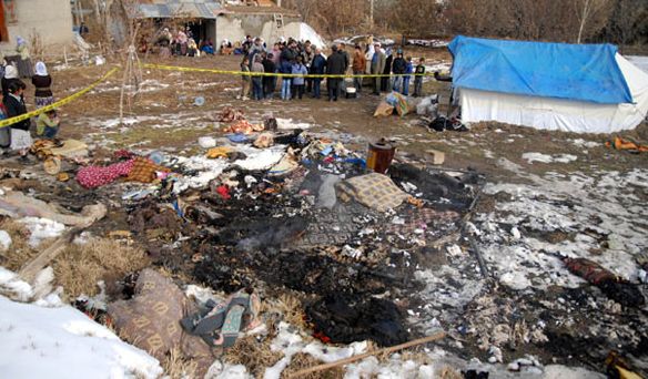 Van'da çadırda yangın çıktı! - Resim: 4
